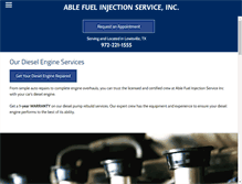 Tablet Screenshot of diesel-fuel-injection.com